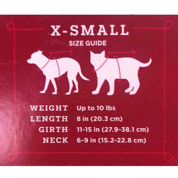 NWT Holiday Snow Monster Pet Dog/Cat Costume Set - Sizes S, XS - Wondershop - Picture 4 of 5